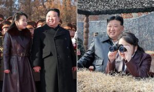 Ju Ae and Kim Jong Un