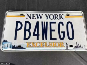 Kathy Hochul Intervenes in New York and Restores Seth Bykofsky Cheeky PB4YOUGO License Plate After DMV Ban