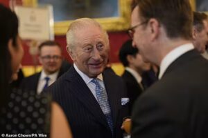 King Charles leads royal family in presenting Queen Elizabeth Prizes for Higher and Further Education at St James’s Palace in London