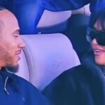 Lewis Hamilton and Kim Kardashian