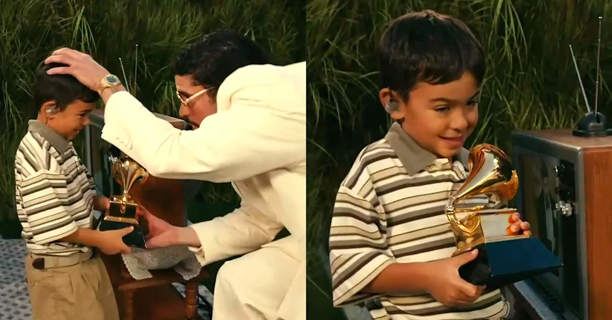 Liam Conejo Ramos and Bad Bunny