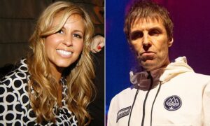 Liza Ghorban and Liam Gallagher