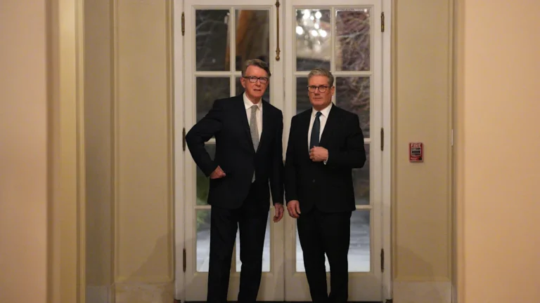 Lord Mandelson and Keir Starmer