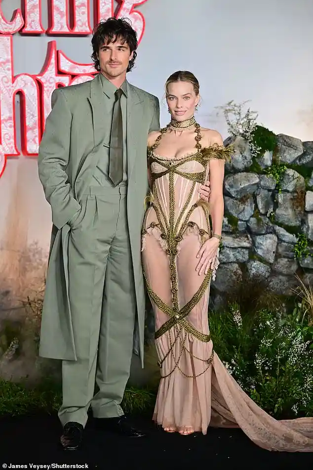 Margot Robbie Wows in Sheer Victorian Gown as She and Jacob Elordi Turn Heads at Wuthering Heights UK Premiere in London