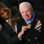 Melania Trump and E. Royce Williams