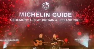 Michelin Guide holds its first-ever ceremony in Dublin but does not award any new three-star ratings to restaurants across Ireland and Great Britain