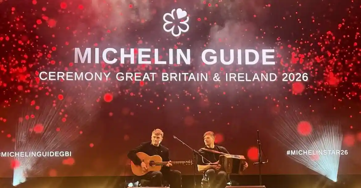 Michelin Guide holds its first-ever ceremony in Dublin but does not award any new three-star ratings to restaurants across Ireland and Great Britain