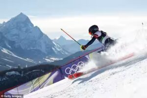Mikaela Shiffrin wins gold medal in women’s slalom at Milan Winter Olympics after overcoming earlier disappointments in giant slalom and team events