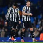 Newcastle United crash out of the Carabao Cup in Manchester after suffering early goals and struggling to contain Manchester City at the Etihad Stadium