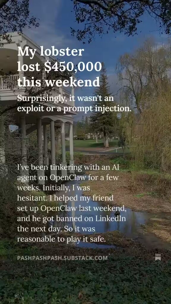 OpenAI employee Nik Pash watches AI agent Lobstar Wilde send $441000 in Solana tokens to X user Treasure David during failed crypto experiment online