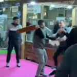 Violent brawl erupts at Paris Salon d'Agriculture as exhibitors and visitors use cheeseboards and knives during chaotic Sunday night clash