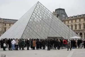 Paris police arrest nine suspects who orchestrated decade-long counterfeit ticket scam defrauding the Louvre Museum of £8.7 million