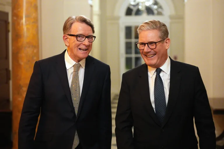 Peter Mandelson and Sir Keir Starmer