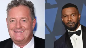 Piers Morgan and Jamie Foxx