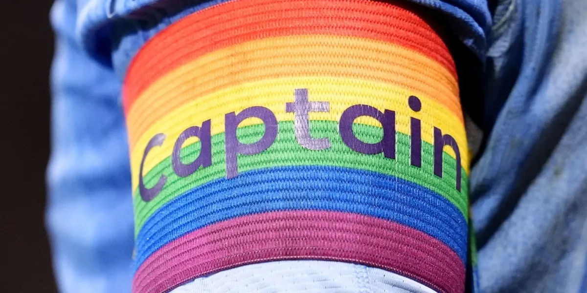 Premier League rainbow armband