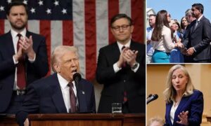 President Donald Trump Delivers Fifth State of the Union Address With Family and Cabinet Members in Washington D C