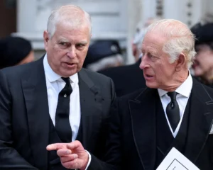 Prince Andrew and King Charles