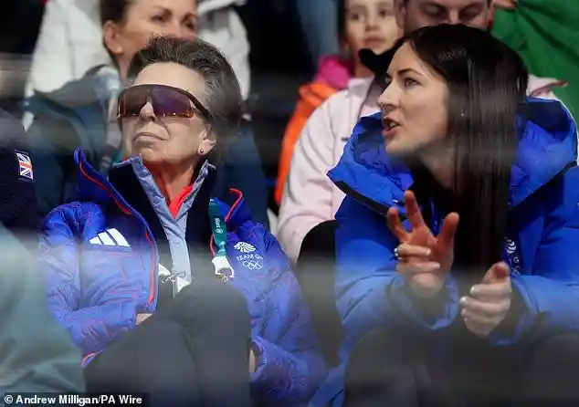 Princess Anne Attends Winter Olympics in Cortina to Cheer on Team GB’s Curling Mixed Doubles Team and Inspire Athletes