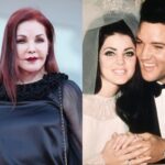 Priscilla Presley and Elvis Presley