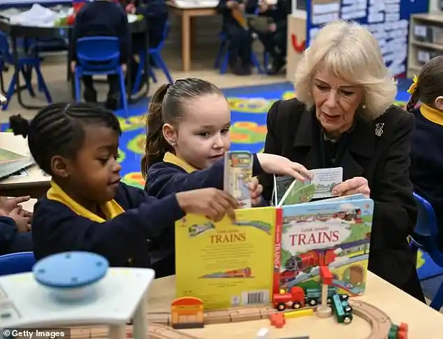 Queen Camilla opens milestone Coronation Library at Camden primary school as she continues royal duties in north London