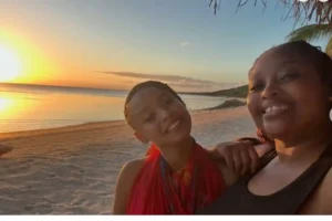Relebogile Mabotja Enjoys Dreamy Sun-Soaked Vacation with Neleagh Davids Exploring Beaches and Pansy Island in Mozambique