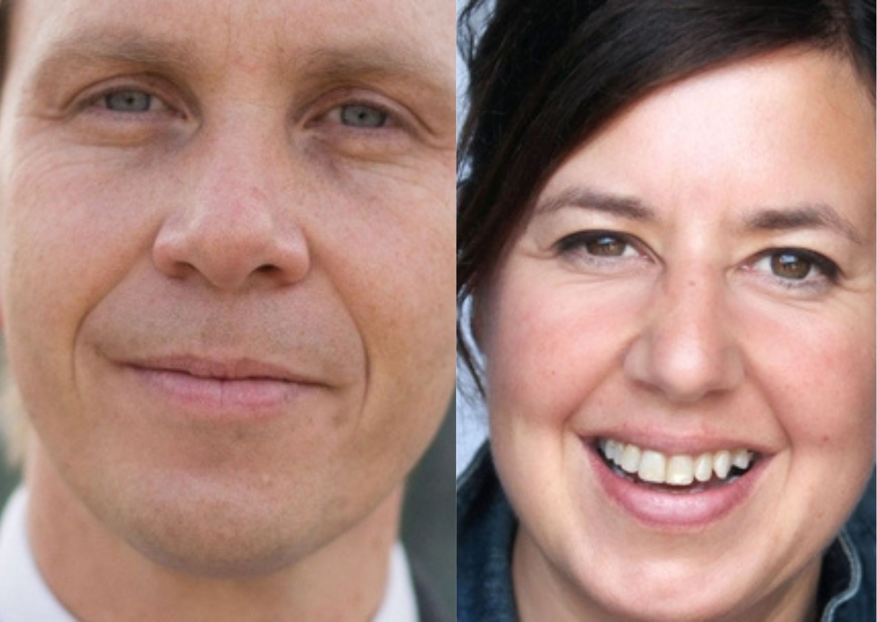 Richard Morsley and Rachel Walter