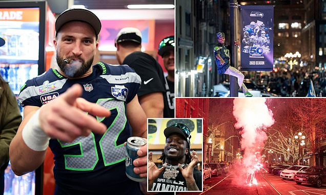 Seahawks celebrations