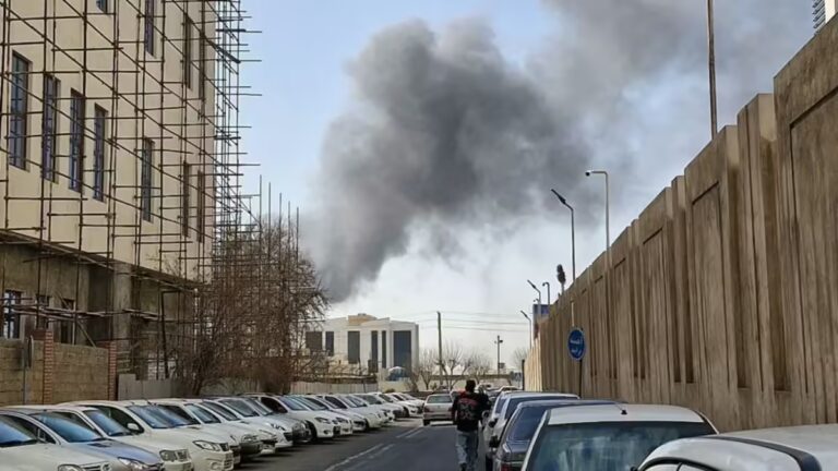 Smoke Rises Over Iran