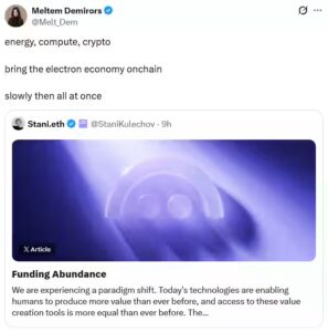 Aave founder Stani Kulechov predicts $50 trillion worth of abundance assets could be tokenized for DeFi collateral by 2050 globally