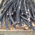 Stolen copper cables