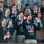 Team USA Men’s Hockey Arrives at U S Capitol to Attend President Donald Trump’s State of the Union Address in Washington D C