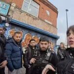 Tension Flares on Whitechapel Road as Officer Steps In