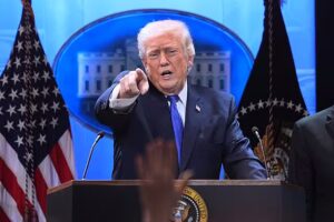 US President Donald Trump Imposes New 10 Percent Global Tariff on Imports While Responding to Supreme Court Ruling in Washington