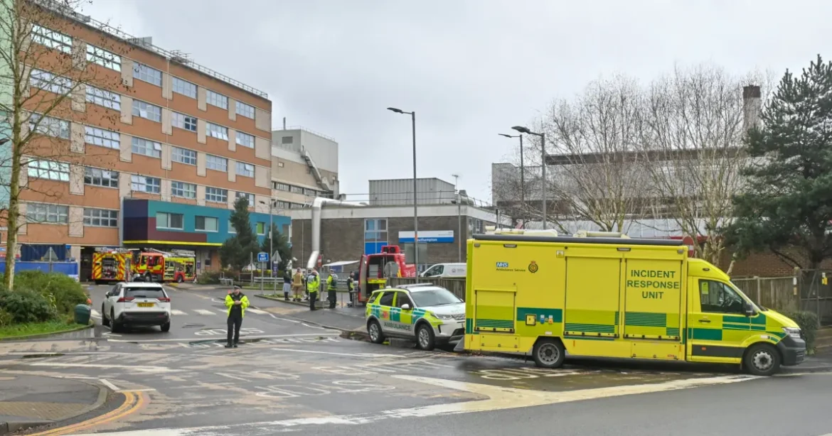 Firefighters Contain Blaze That Forces Evacuation of More Than 200 Patients at Southampton Hospital and Closes Nearby Roads