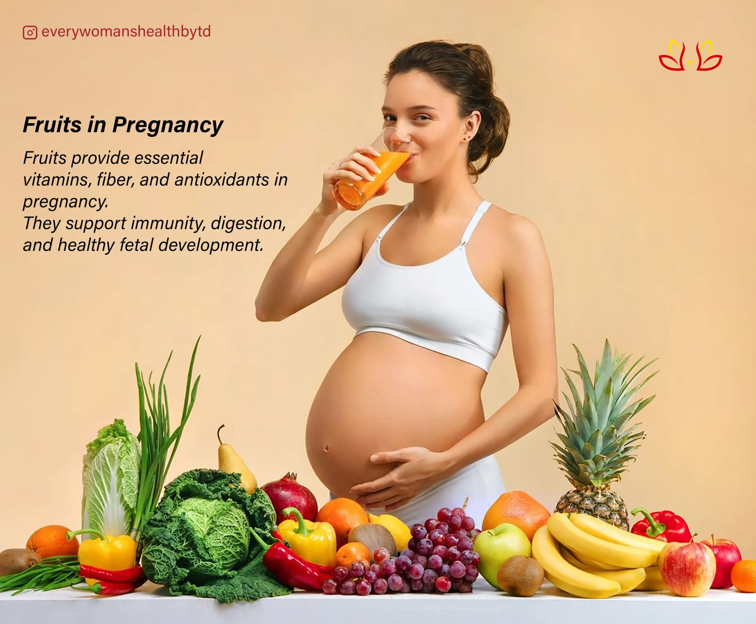 🍎🍌 FRUITS IN PREGNANCY — NATURE’S VITAMINS FOR MUM & BABY 🤰🏽