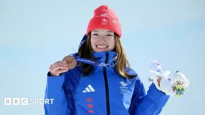 Zoe Atkin wins Olympic halfpipe bronze and follows sister Izzy’s footsteps for Team GB in Livigno