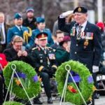 Government of Canada Holds Wreath Laying Ceremony with Persian Gulf Veterans at Fairview Legion Cenotaph in Halifax to Honour Military Service