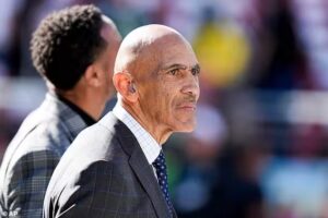 NBC shakes up Sunday Night Football in the US as network considers replacing Tony Dungy and veteran analysts on Football Night in America