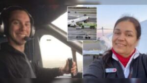 Air Canada flight collides with firetruck at LaGuardia Airport shocking passengers and leaving two pilots dead