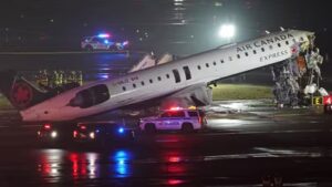Air Canada Plane Collides with Vehicle and Triggers Emergency Response at LaGuardia Airport New York