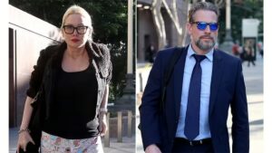 Alice Evans and Ioan Gruffudd