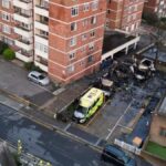 Arson attack on Jewish charity ambulances