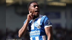 Danny Welbeck stuns Liverpool with two goals at Amex Stadium in Brighton to boost European hopes for Seagulls