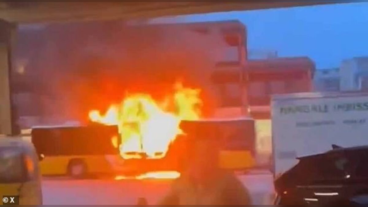 Burning Bus