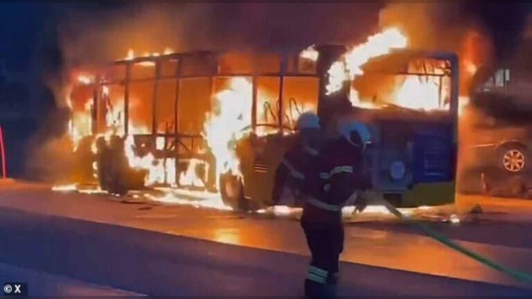 Burning Bus