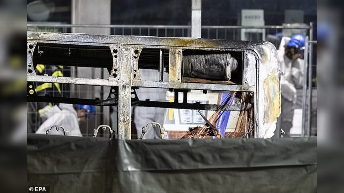 Burning Bus Aftermath