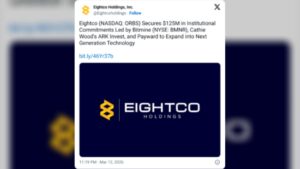 Eightco Holdings Surges After Company Raises $125 Million to Invest in OpenAI and MrBeast in United States