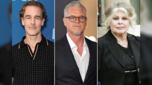 Eric Dane, James Van Der Beek, and Brigitte Bardot