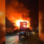 Fire Engulfs Historic Big Mill in Leek Sending Smoke Across Staffordshire