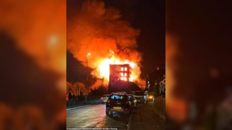 Fire Engulfs Historic Big Mill in Leek Sending Smoke Across Staffordshire
